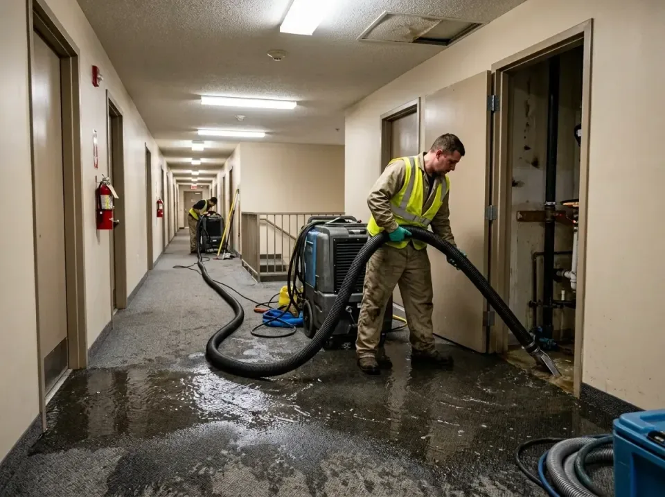 multi-unit-apartment-hallway-f-005 — frequently asked questions, Emergency Burst Pipe Water Extraction & Removal in Hesperia…